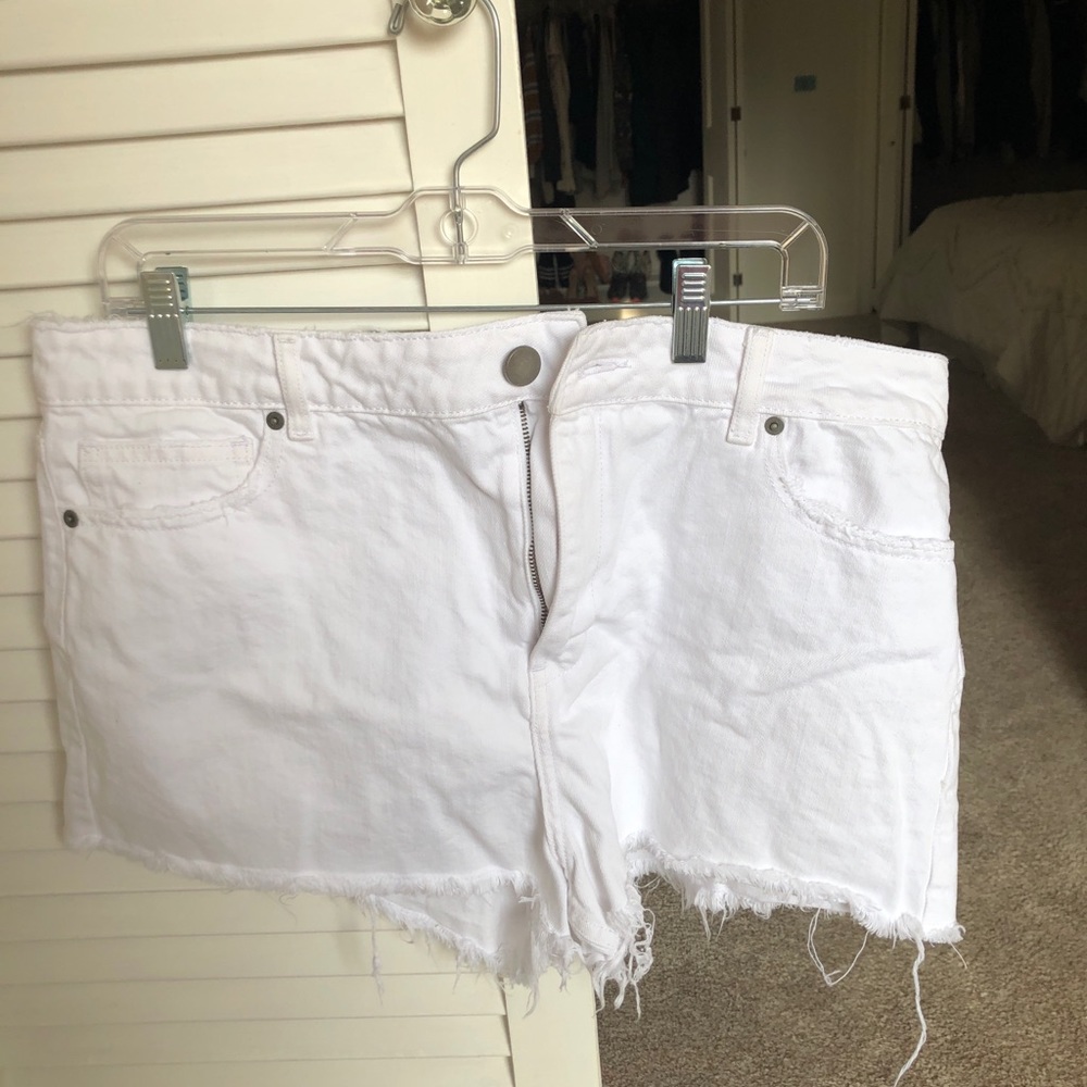 ASOS White Jean Shorts